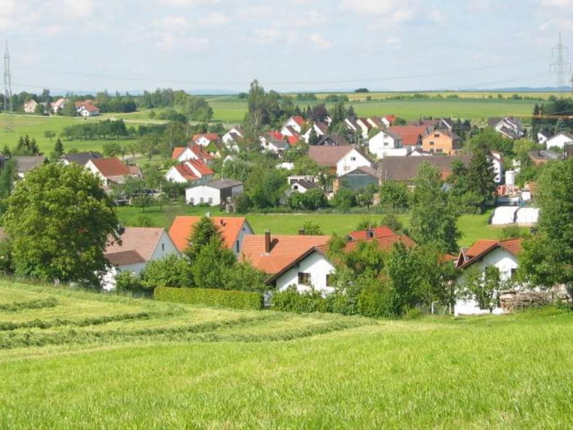 Blick auf Hüttisheim